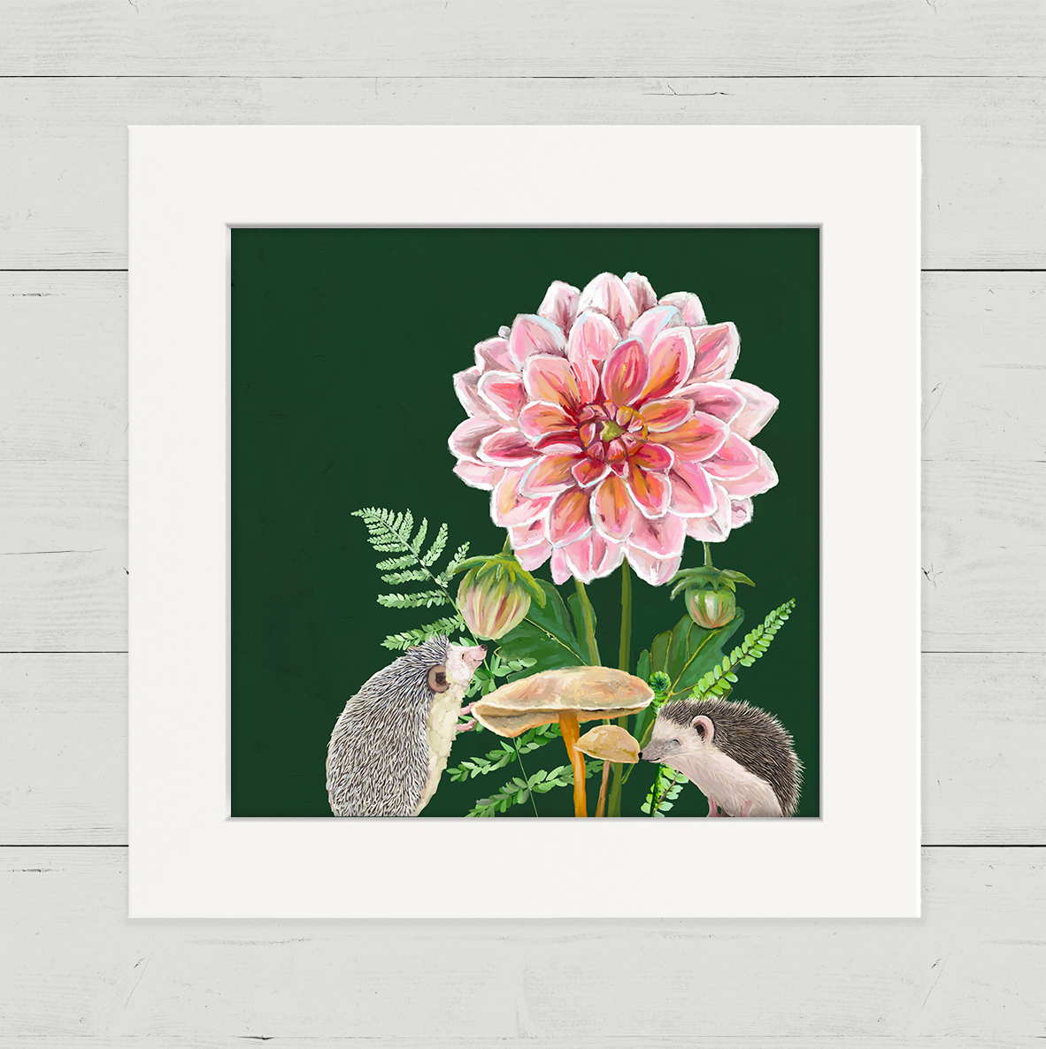 Dahlia Friends Happy Square™ – Cathy Walters Art