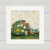 Easter Egg Artist Happy Square