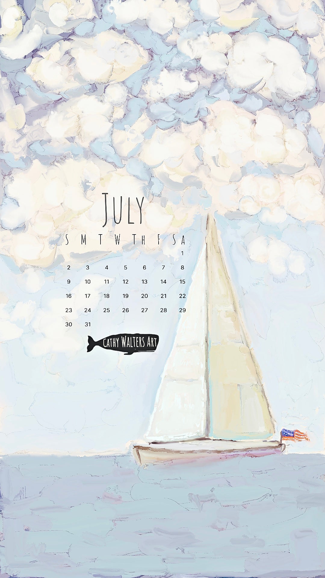 The Free July 2023 iPhone Wallpaper is now available!