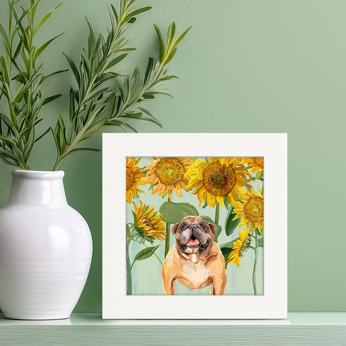 100 Days of Dogs - 55 Happy Square