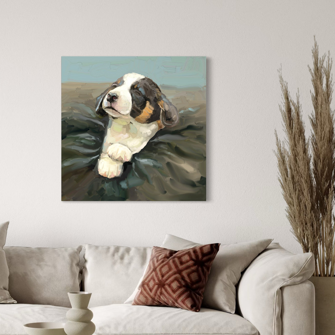 100 Days of Dogs - 13 Canvas Wrap