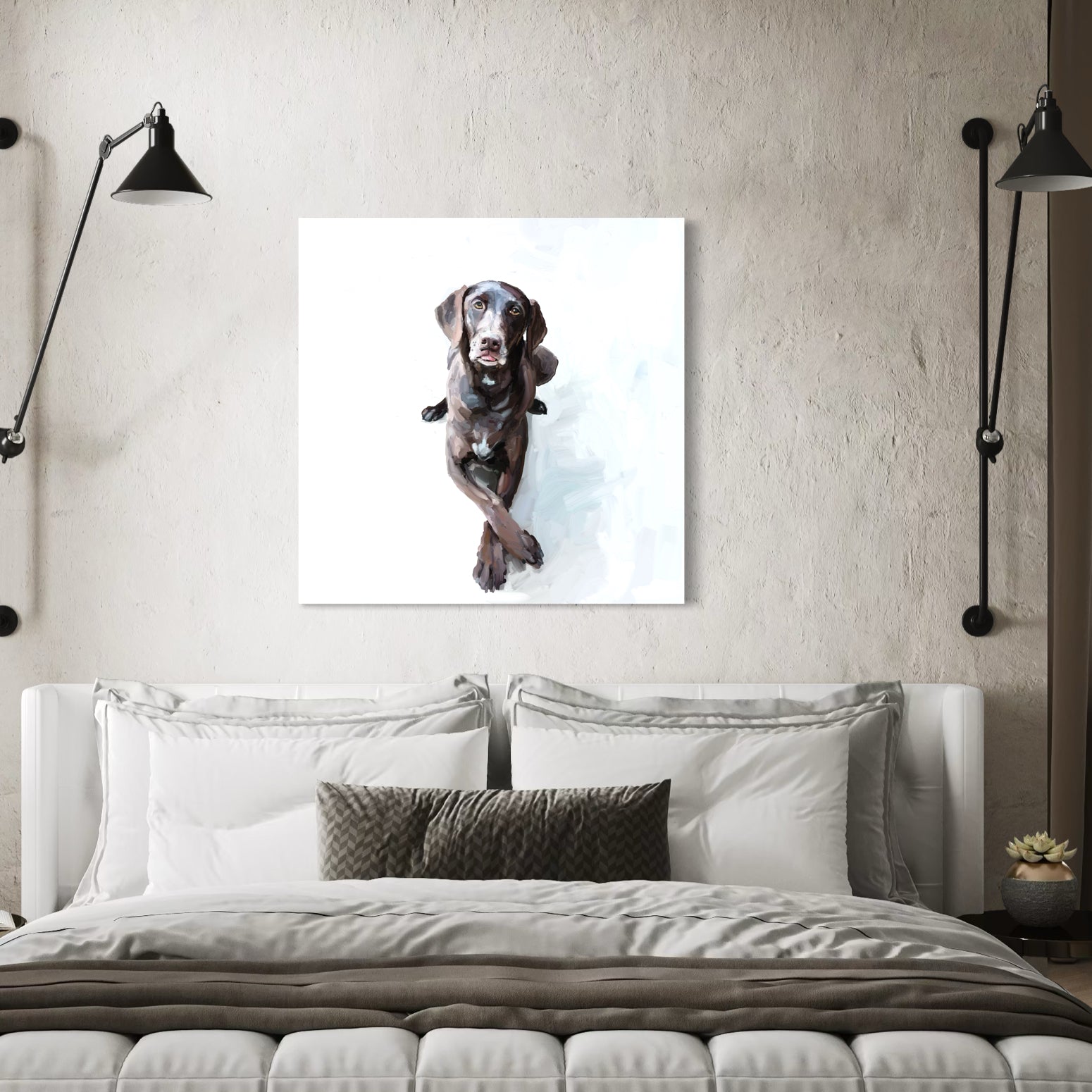 100 Days of Dogs - 42 Canvas Wrap