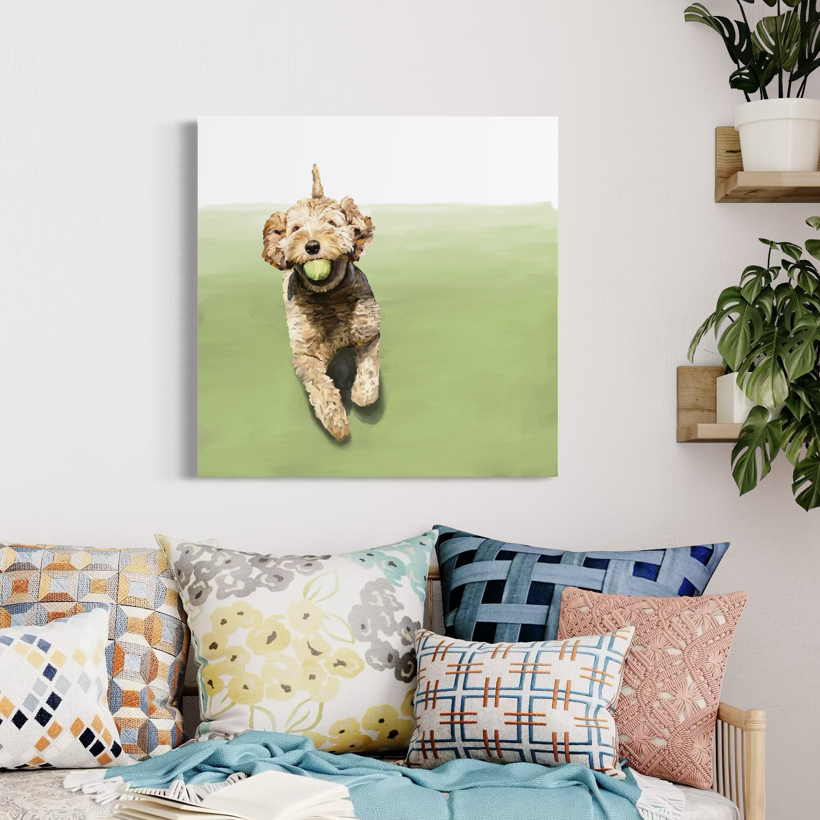 100 Days of Dogs - 66 Canvas Wrap