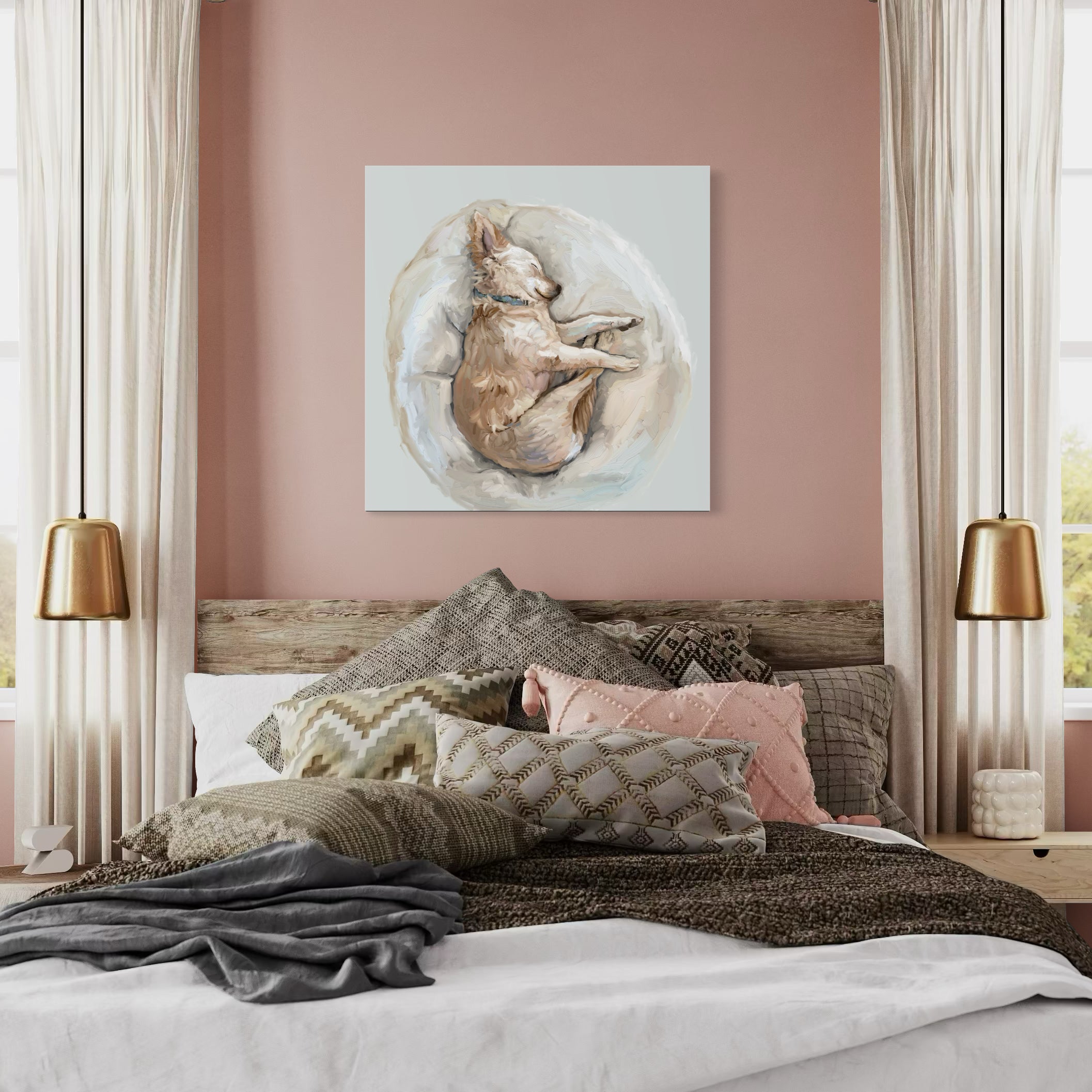 100 Days of Dogs - 7 Canvas Wrap