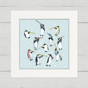 11 Penguins Piping Happy Square