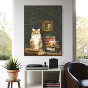2025 Cats on Books 2 Canvas Wrap