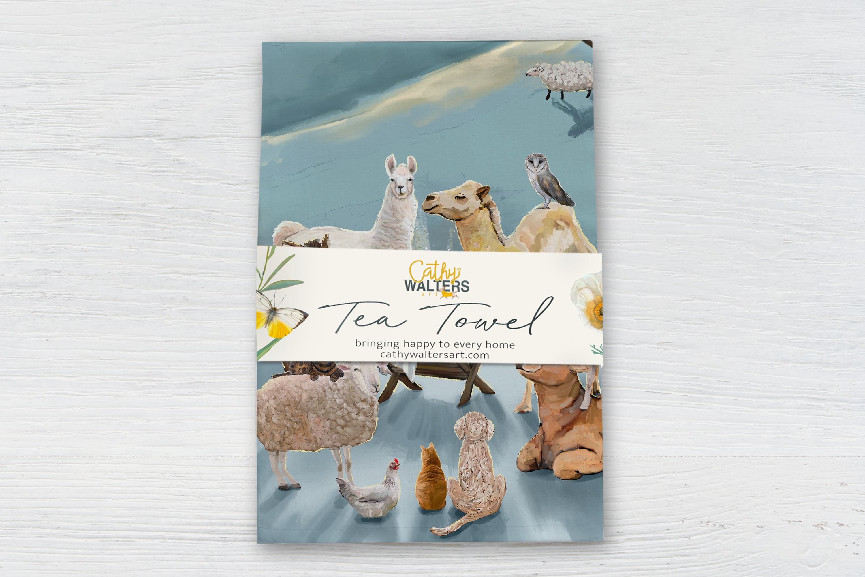 2025 Nativity Tea Towel
