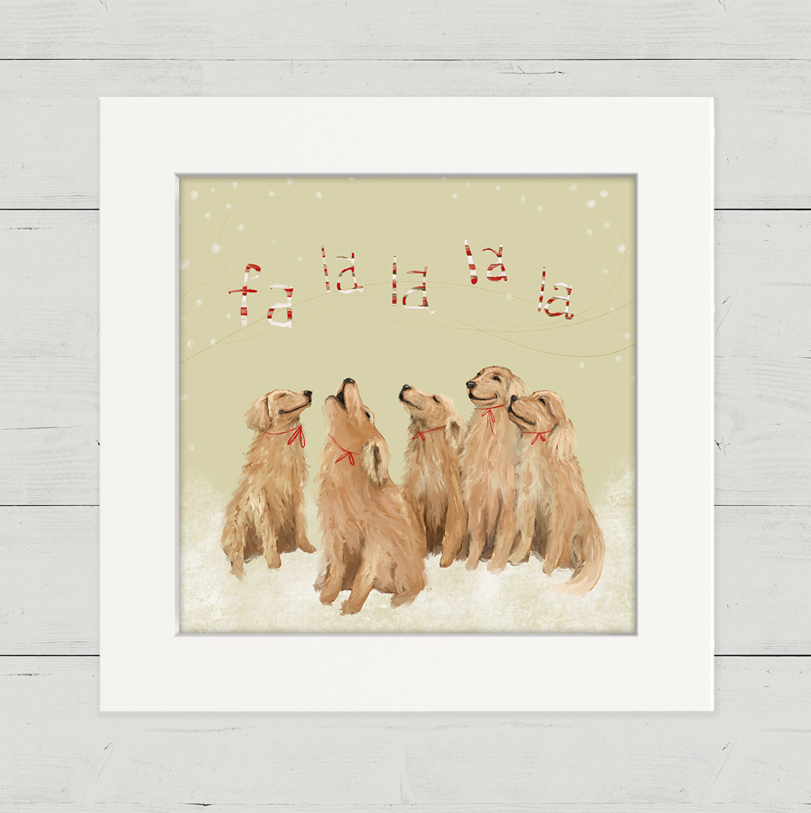 5 Goldens Sing Happy Square