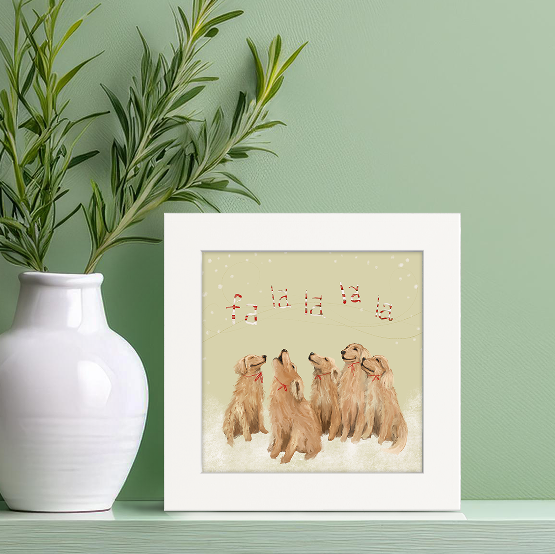 5 Goldens Sing Happy Square