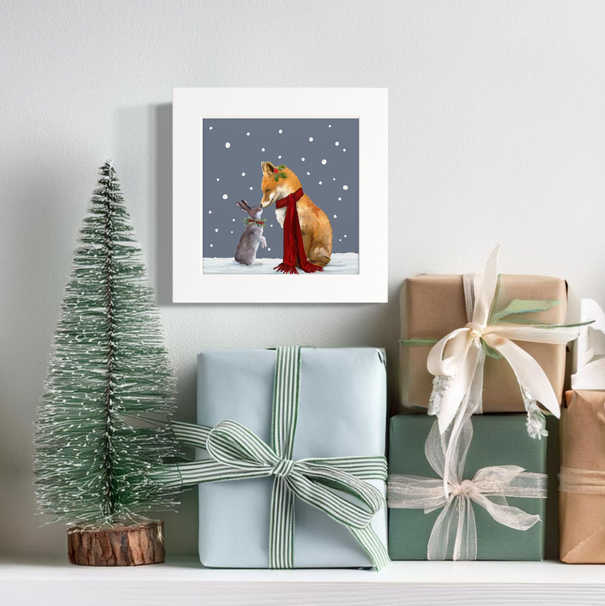 A Very Merry Nose Rub Happy Square