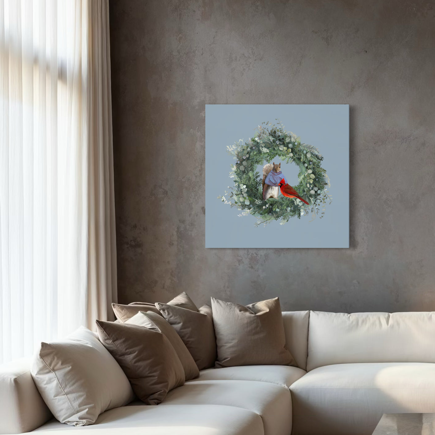 A Very Merry Pair Canvas Wrap