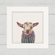 Baby Goat in Sweater Happy Square