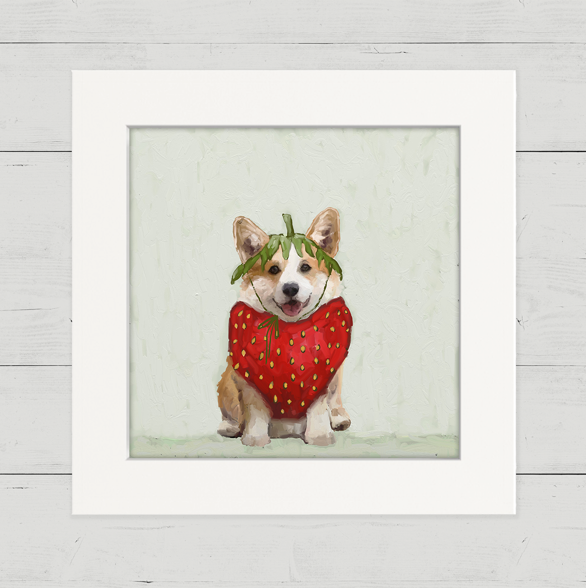 Berry Corgi Happy Square