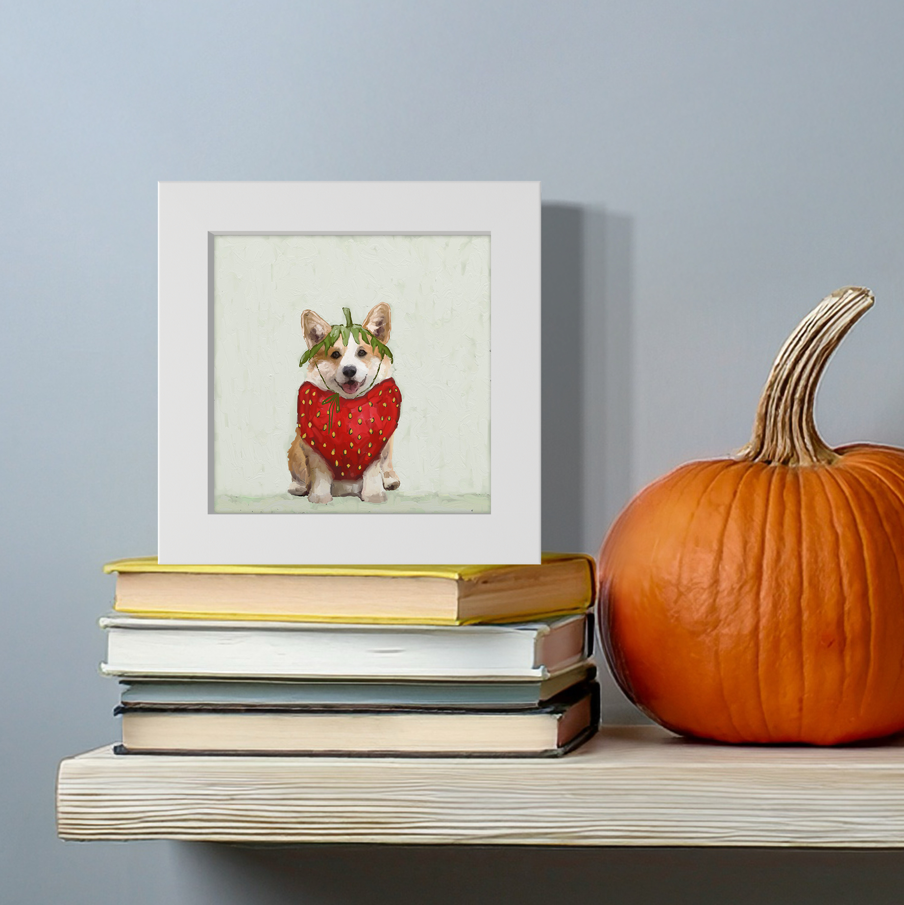 Berry Corgi Happy Square