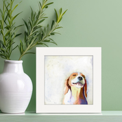 Best Friend - Beagle Grin Happy Square