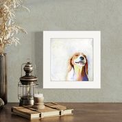 Best Friend - Beagle Grin Happy Square