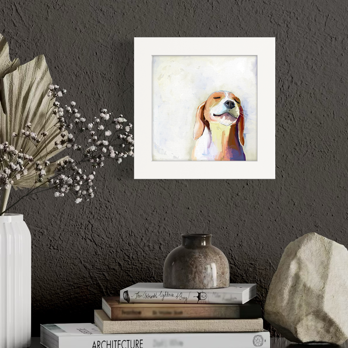 Best Friend - Beagle Grin Happy Square