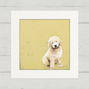 Best Friend - Goldendoodle Happy Square