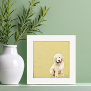 Best Friend - Goldendoodle Happy Square
