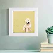 Best Friend - Goldendoodle Happy Square