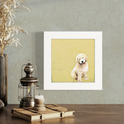 Best Friend - Goldendoodle Happy Square