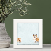 Best Friend - Silly Corgi Happy Square