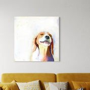 Best Friend - Beagle Grin Canvas Wrap
