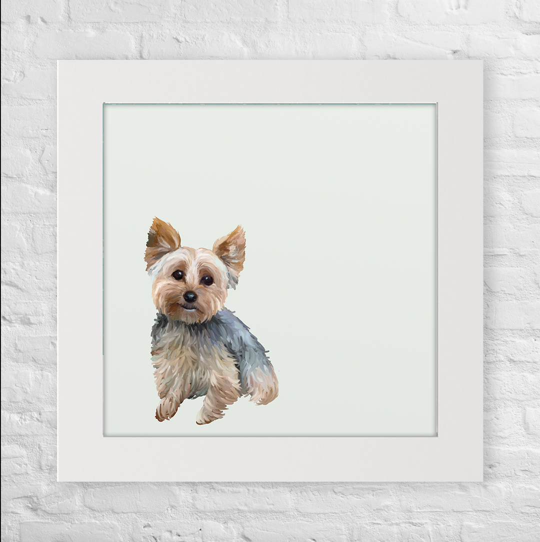 Best Friend - Bestie Yorkie Happy Square™