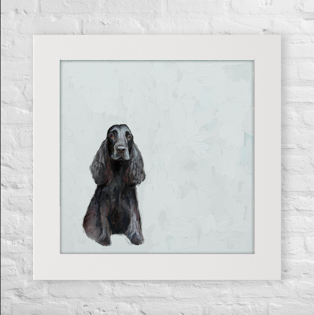 Best Friend - Black Cocker Spaniel Happy Square™