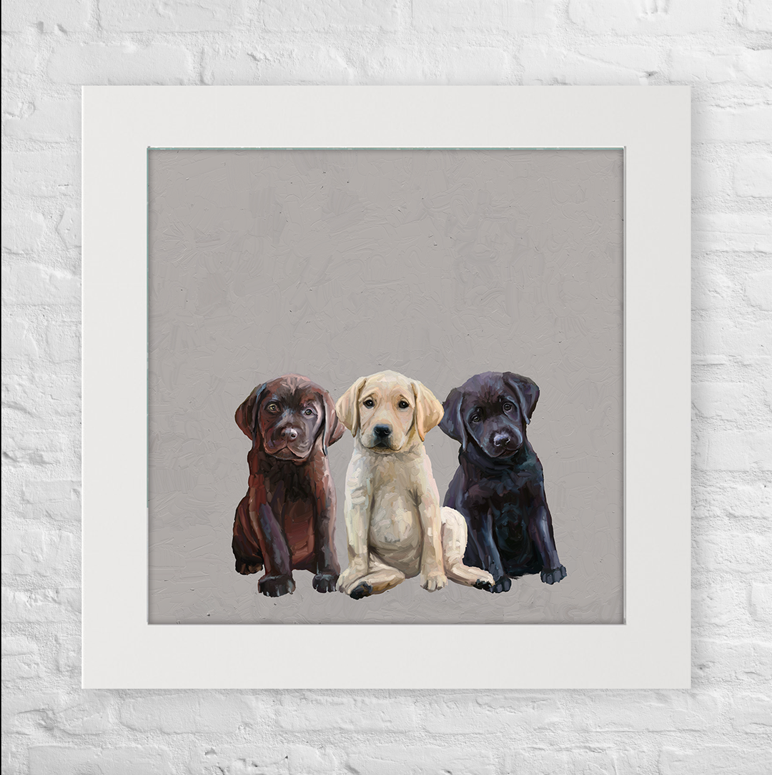 Best Friend - Lab Puppies Happy Square™