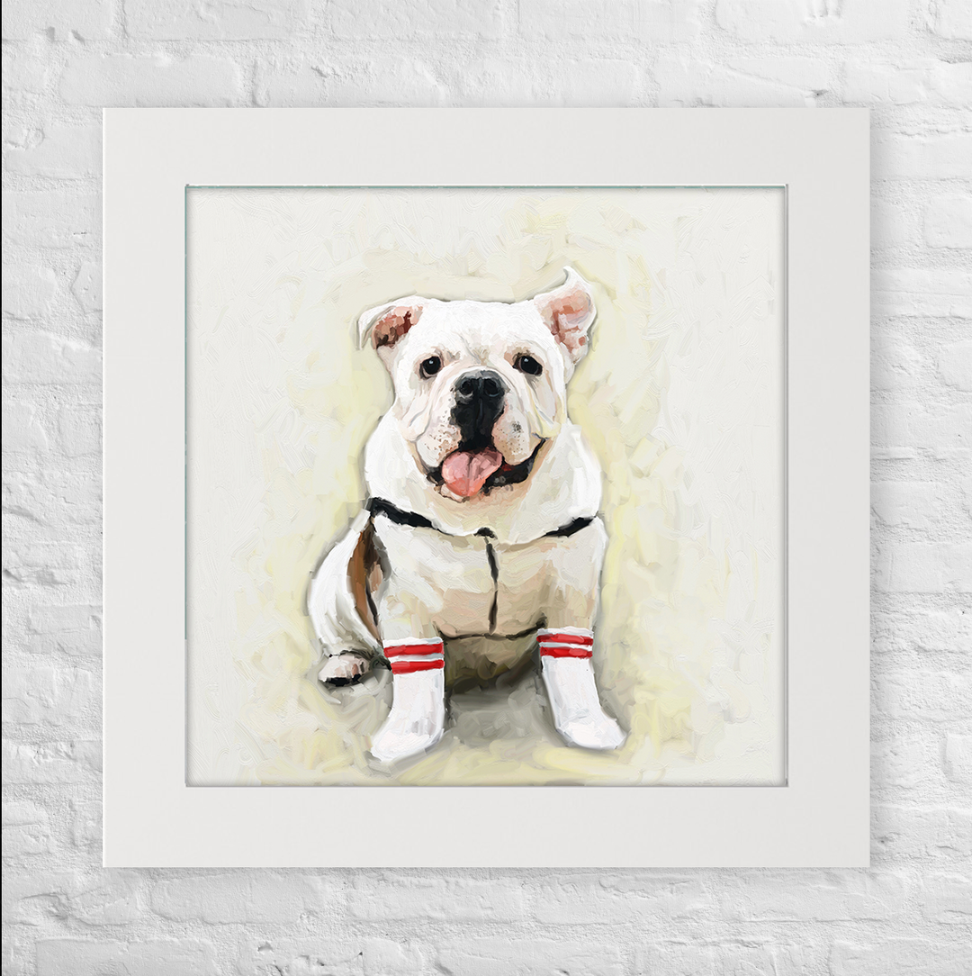 Best Friend - Luther the Bulldog Happy Square™