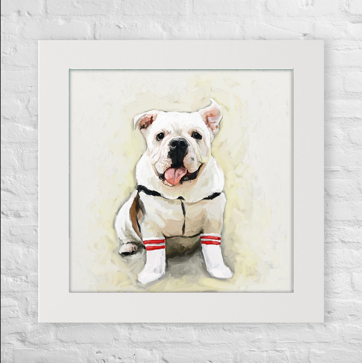 Best Friend - Luther the Bulldog Happy Square™