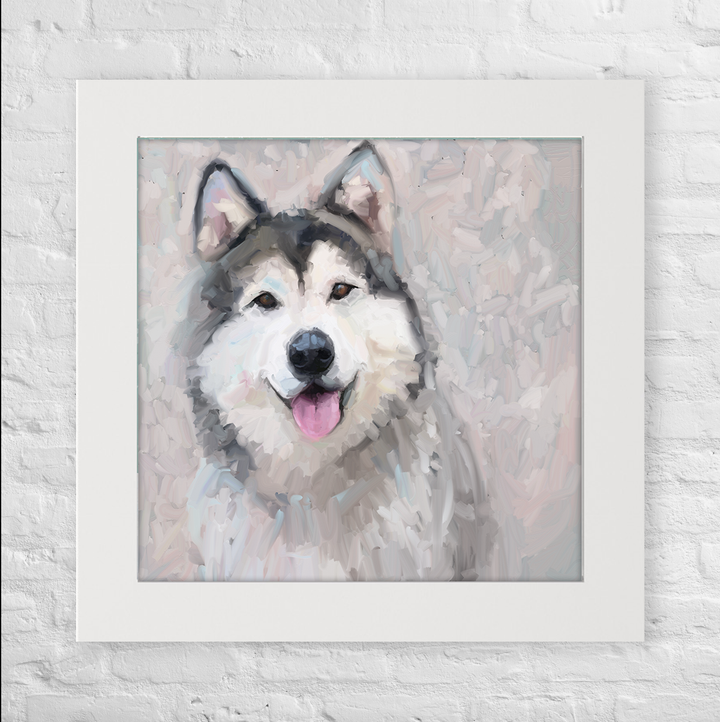 Best Friend - Malamute Happy Square™