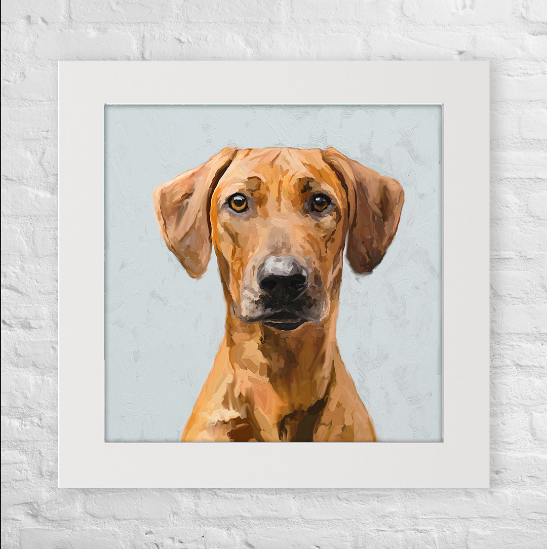 Best Friend - Rhodesian Ridgeback Happy Square™