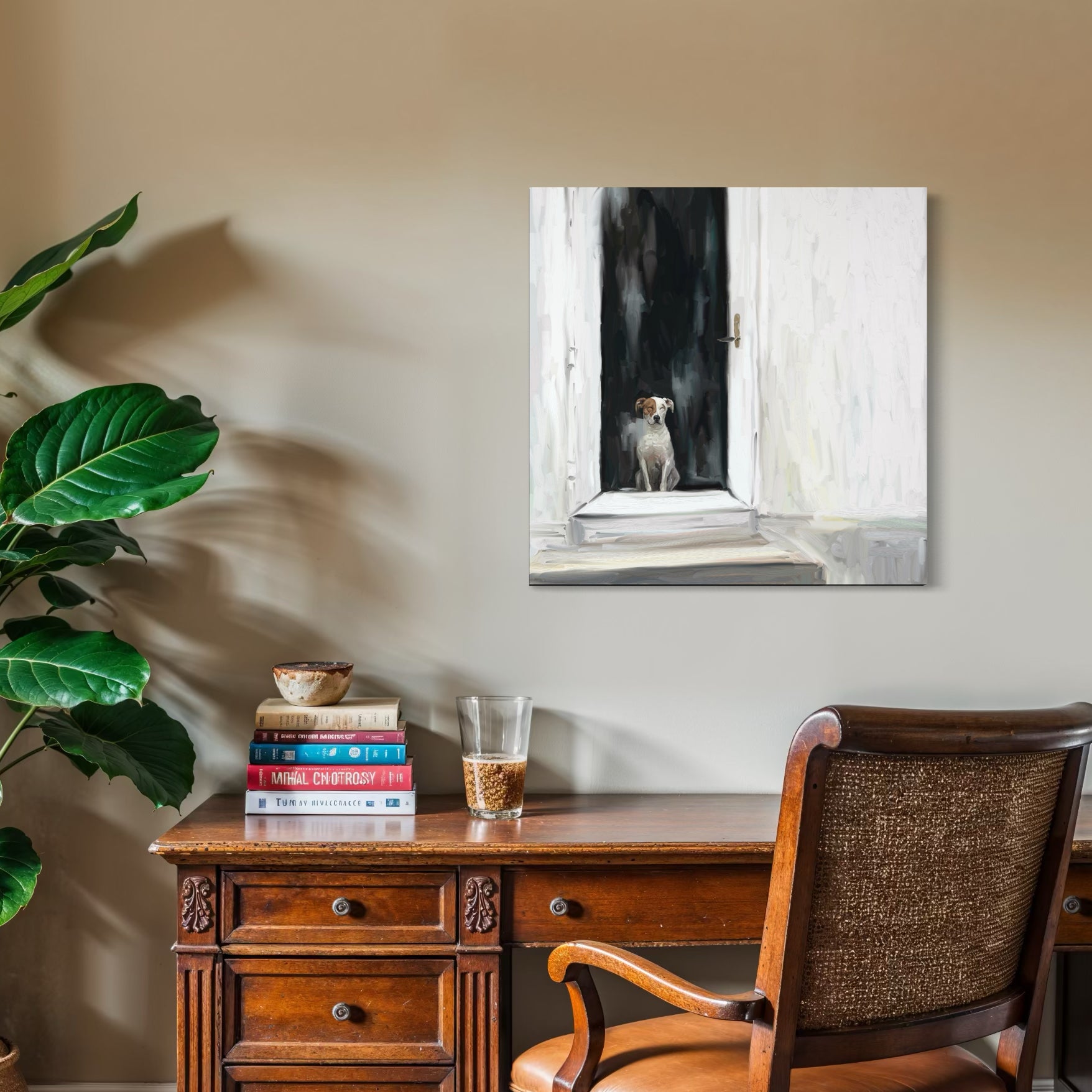 Best Friend - Waiting Canvas Wrap