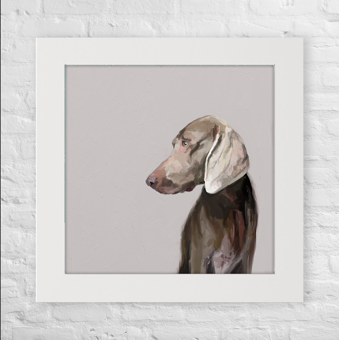 Best Friend - Weimaraner Happy Square™