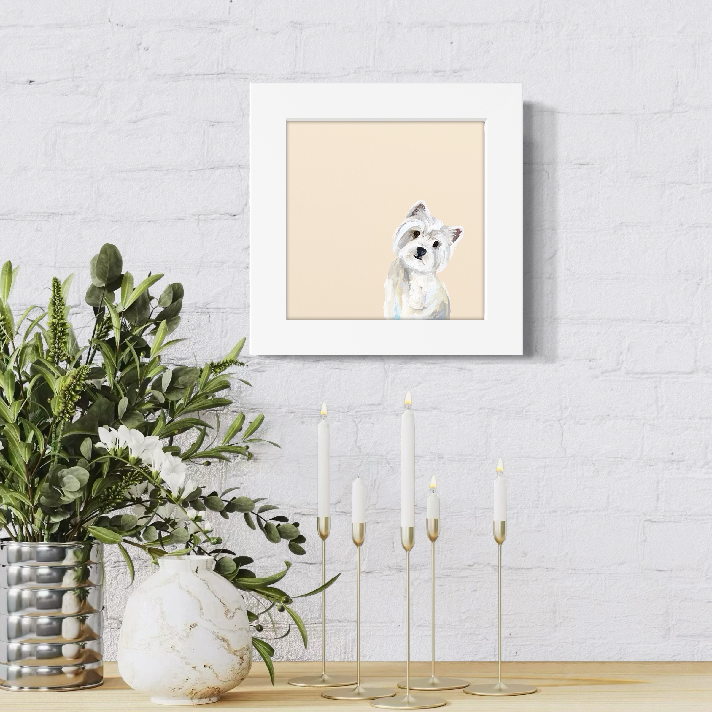 Best Friend - Westie Happy Square