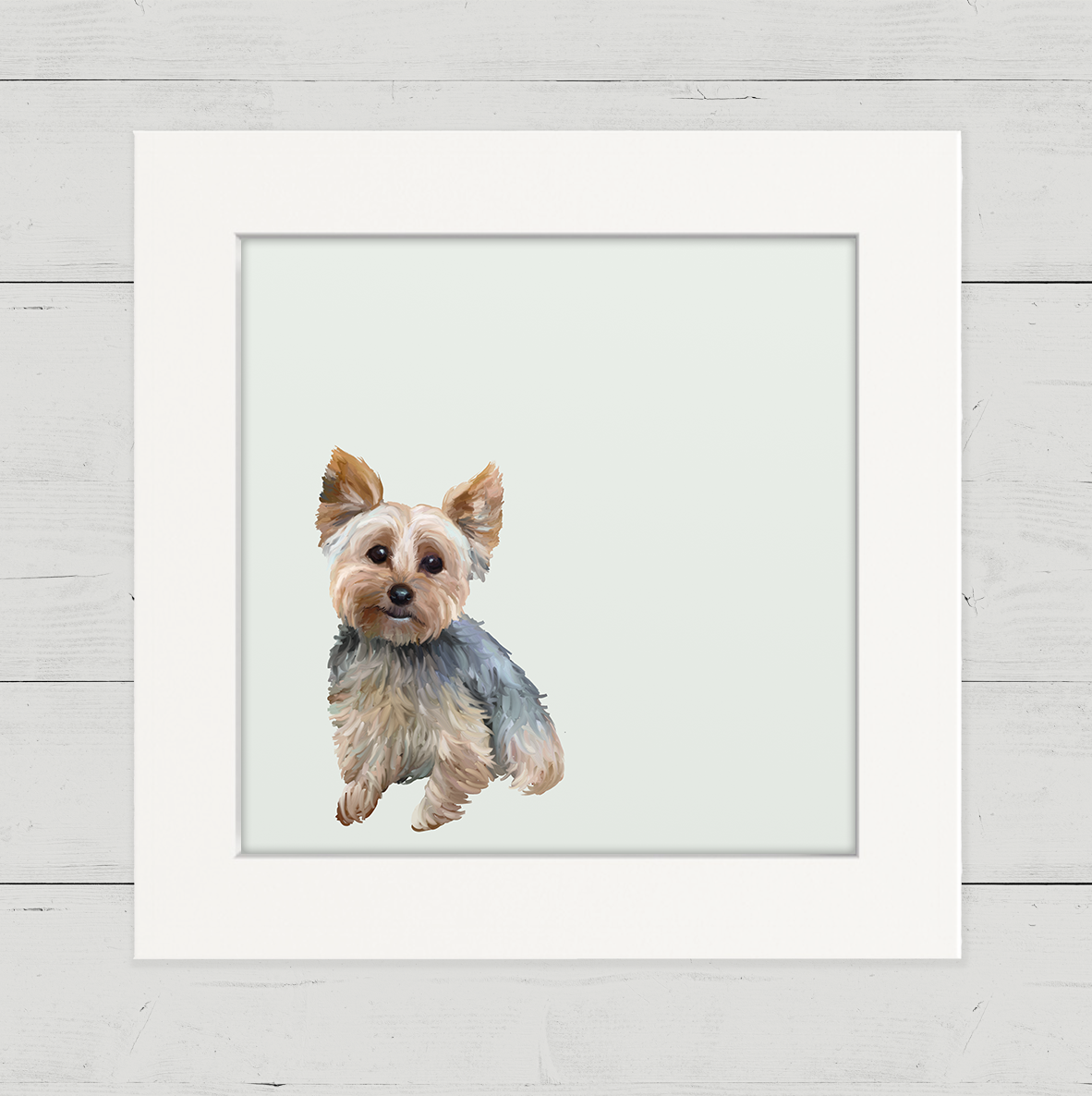 Best Friend - Bestie Yorkie Happy Square™