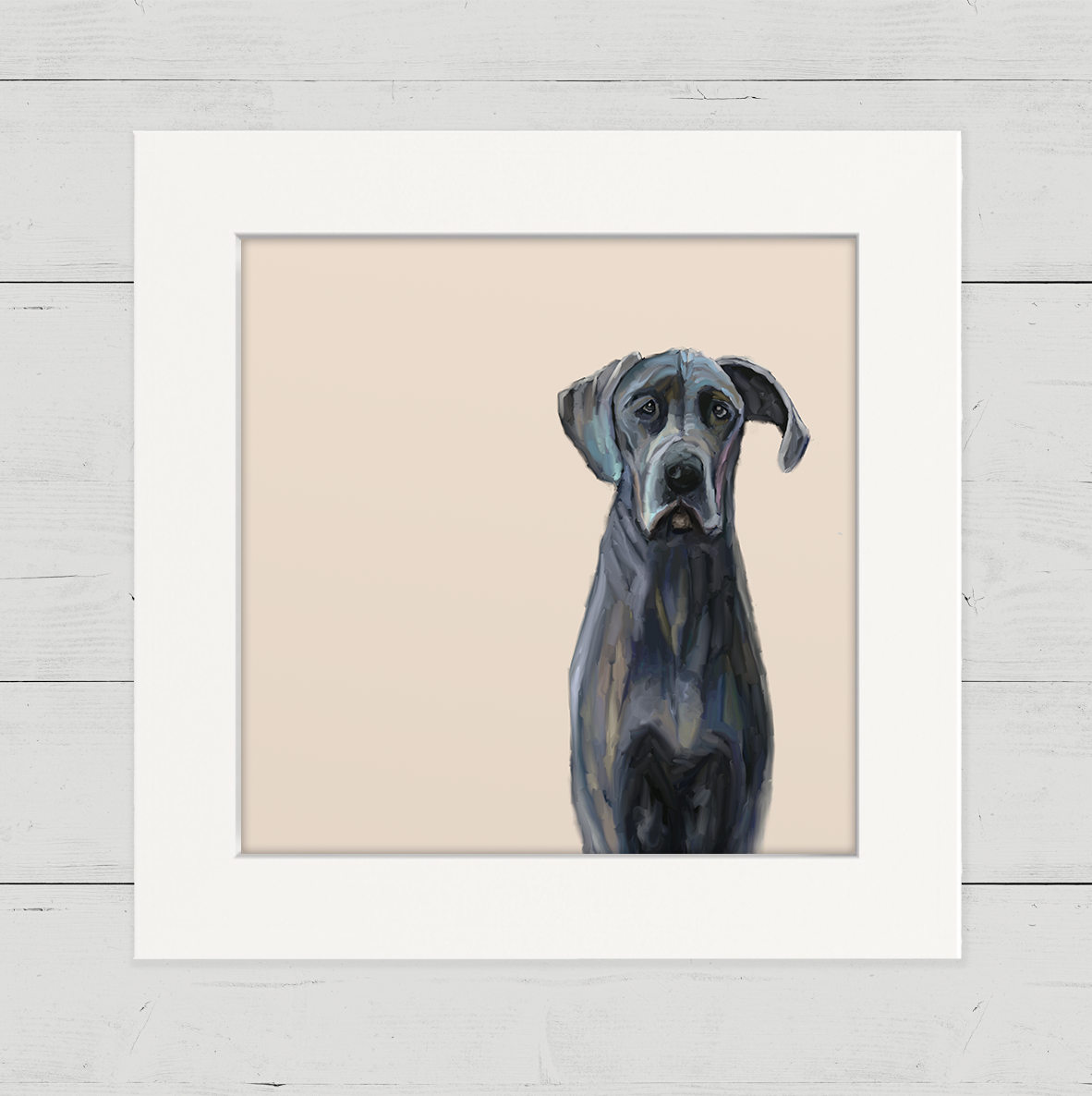 Best Friend - Great Dane Happy Square™