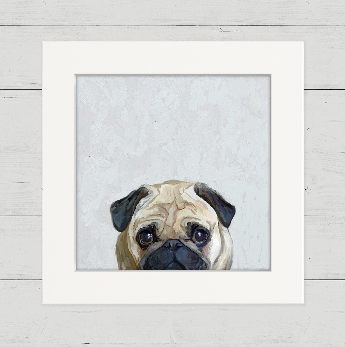 Best Friend - Hugs Needed Pug Happy Square™