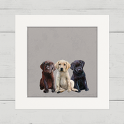 Best Friend - Lab Puppies Happy Square™