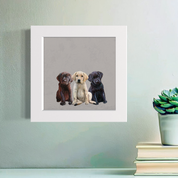 Best Friend - Lab Puppies Happy Square™