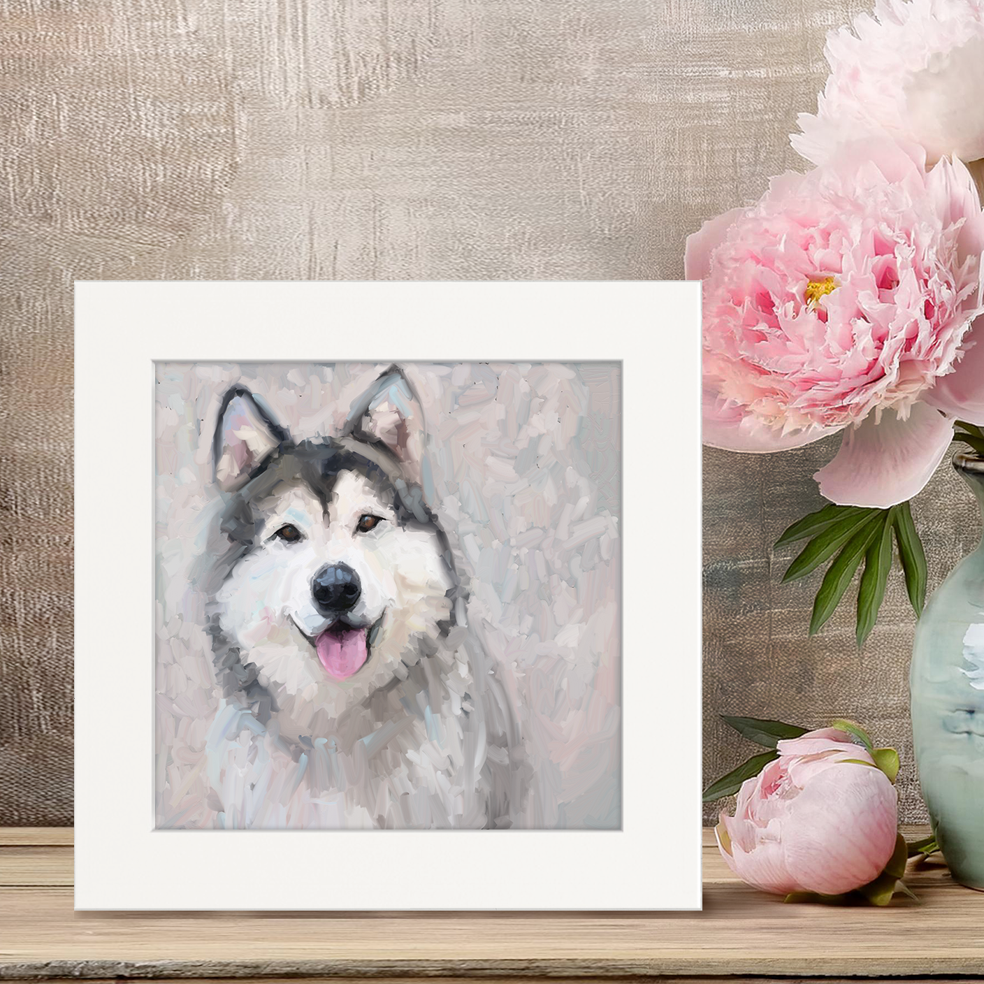 Best Friend - Malamute Happy Square™