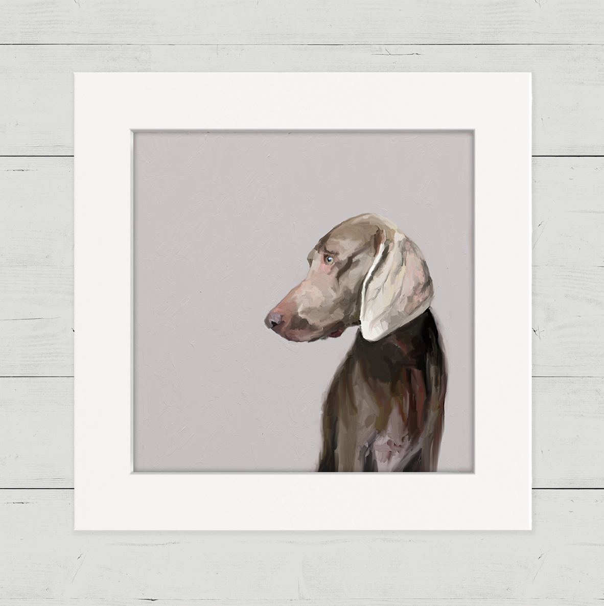 Best Friend - Weimaraner Happy Square™