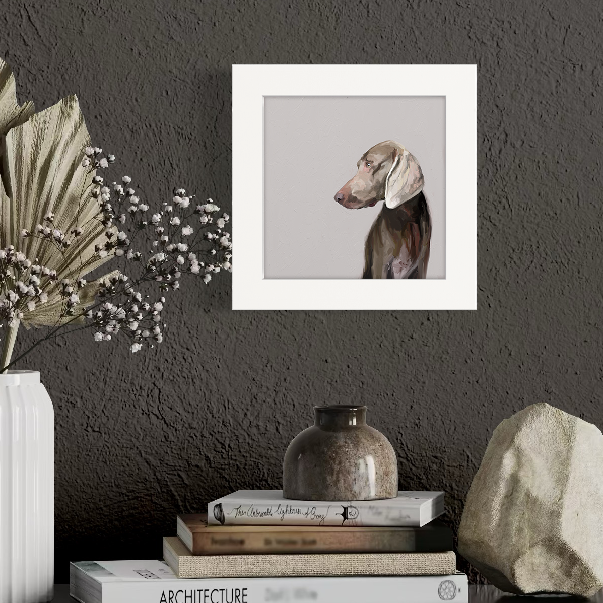 Best Friend - Weimaraner Happy Square™