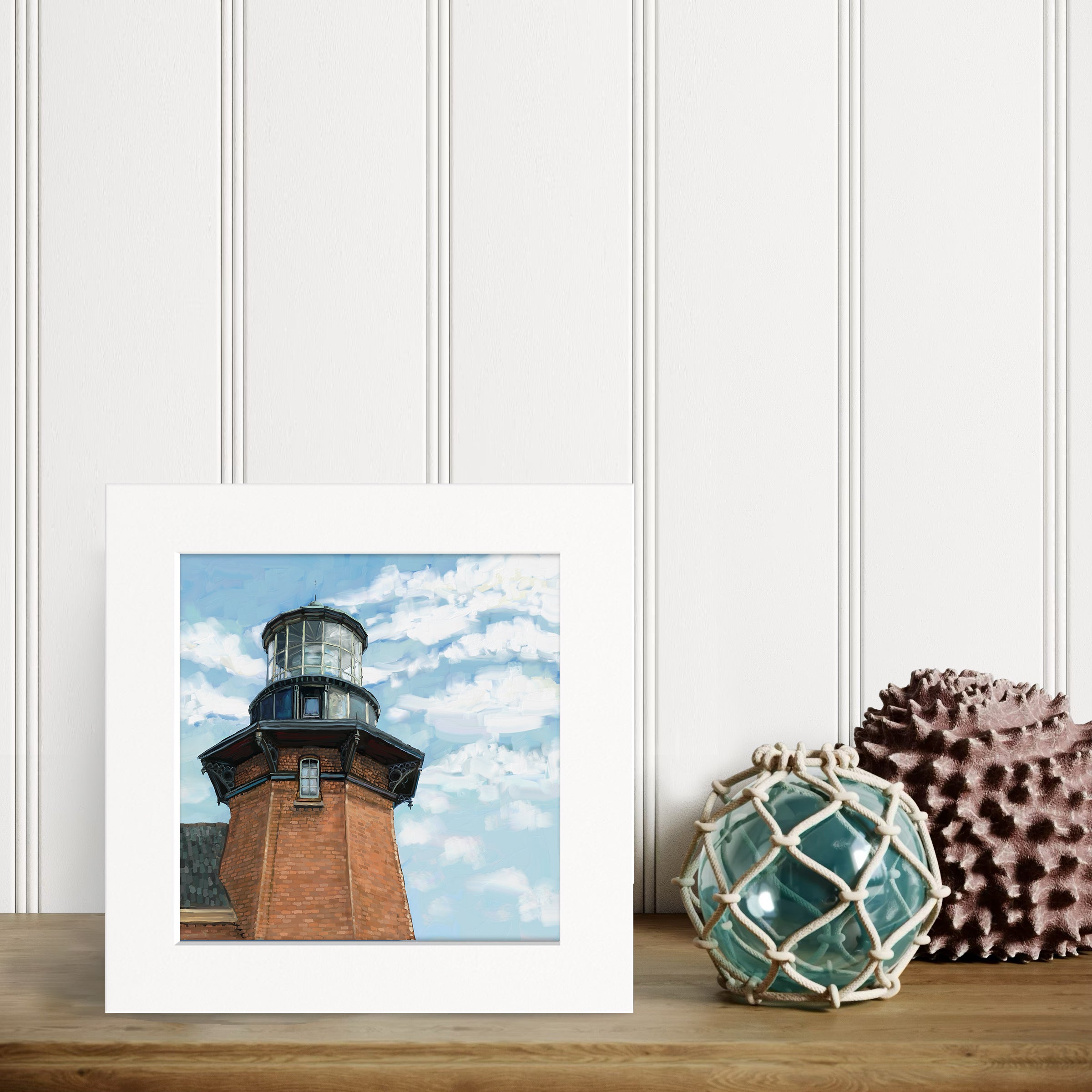 Block Island Southeast Lighthouse Happy Square