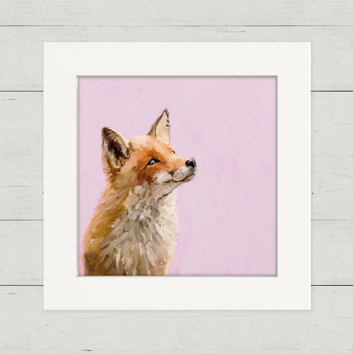 Buttercup Fox Happy Square
