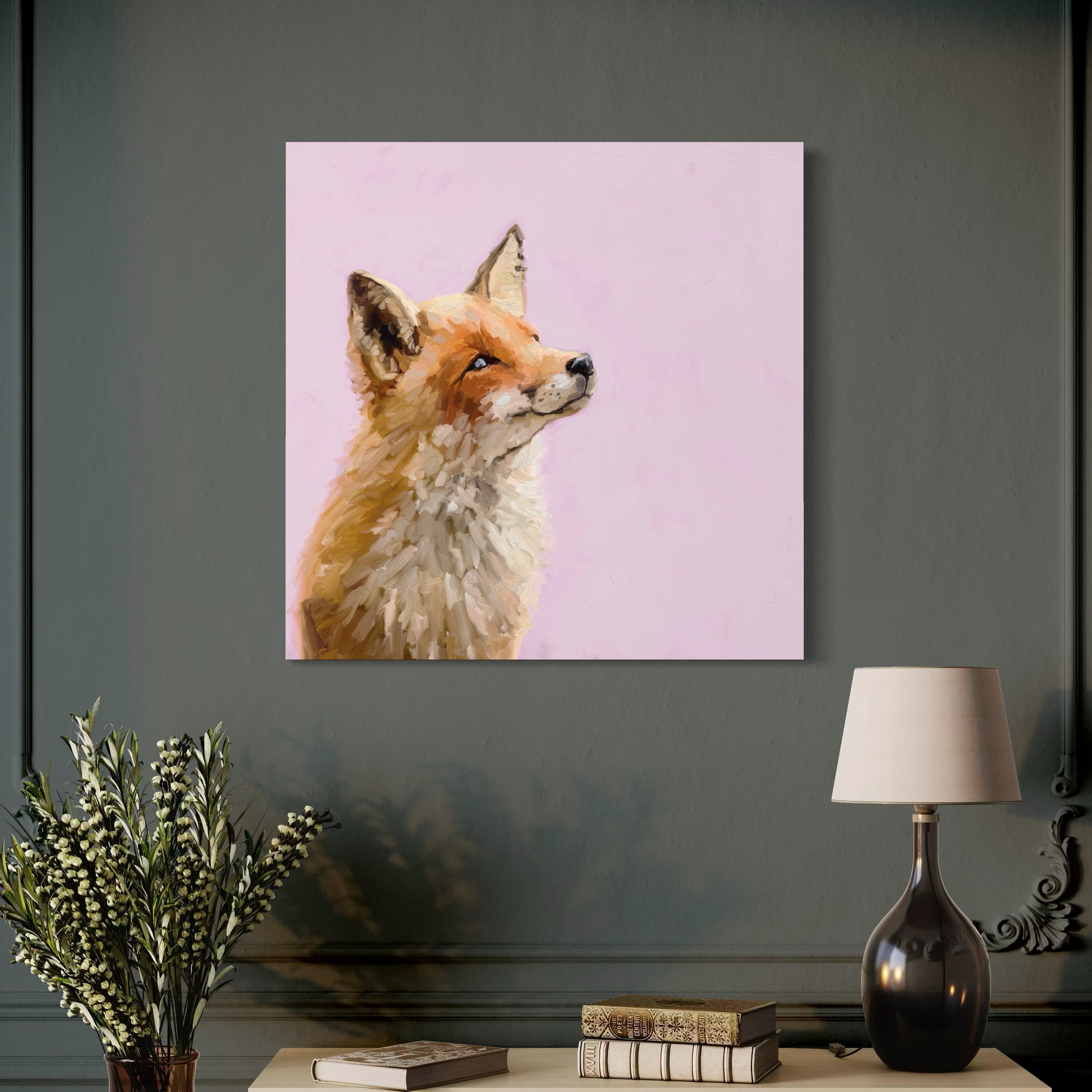 Buttercup Fox Canvas Wrap