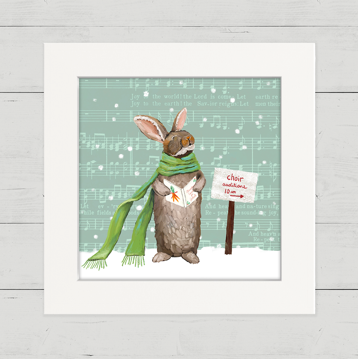 Caroling Bun Happy Square