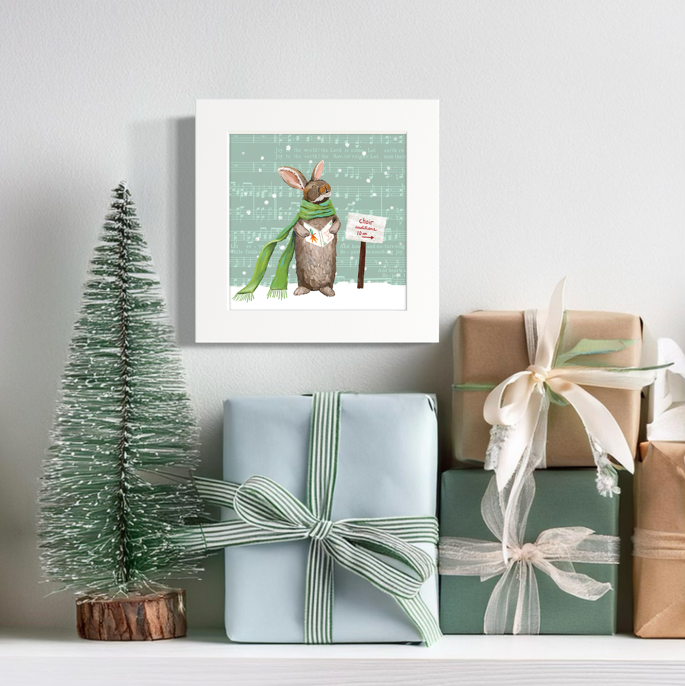 Caroling Bun Happy Square